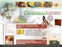 Tablet Screenshot of gioielliorientali.com